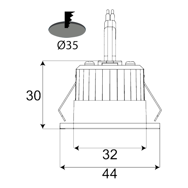 Mini Spot LED 3CCT 3W