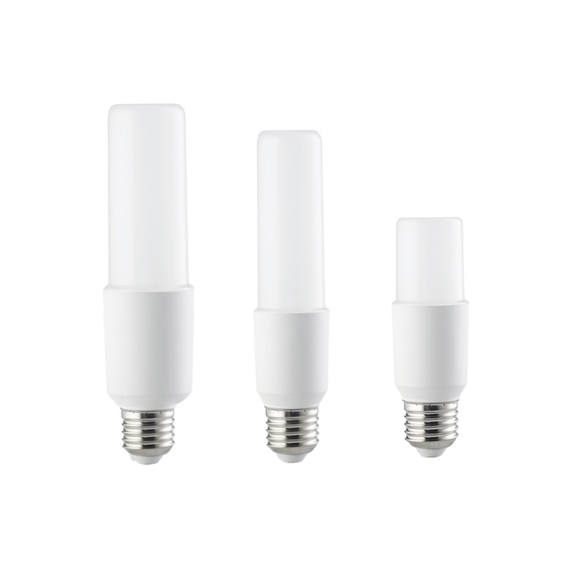 Mini lampes LED hybrides plastique-aluminium série T (base E14/E27)